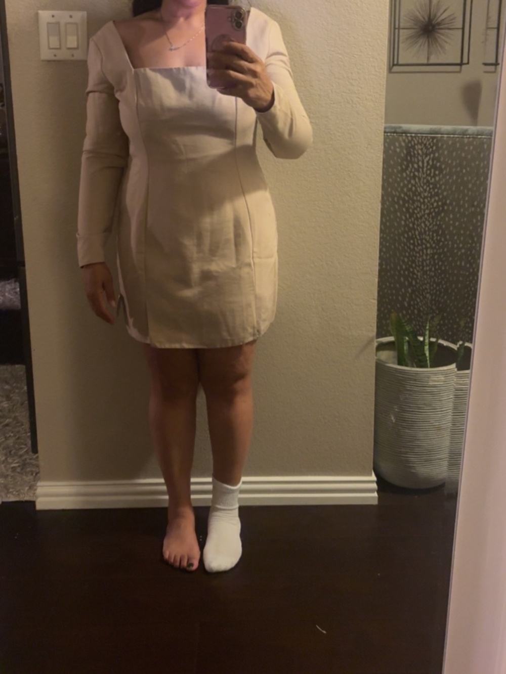 Cute long sleeve dress